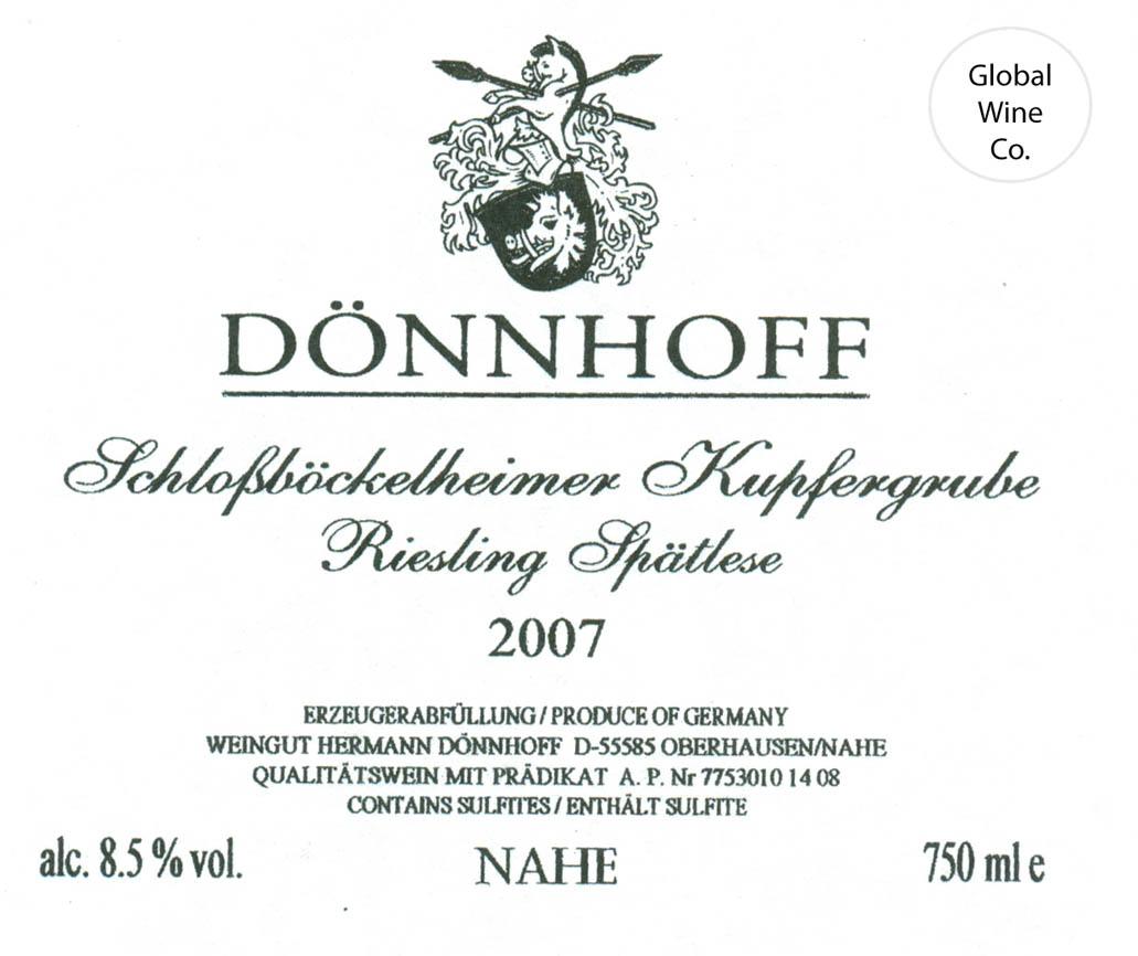 Schloßböckelheimer Kupfergrube Riesling Spätlese