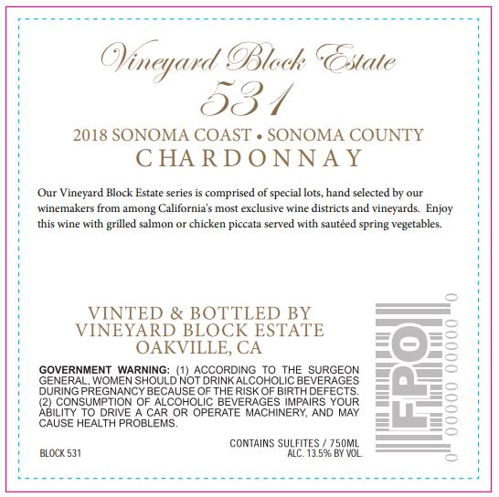 531 Reserve Chardonnay