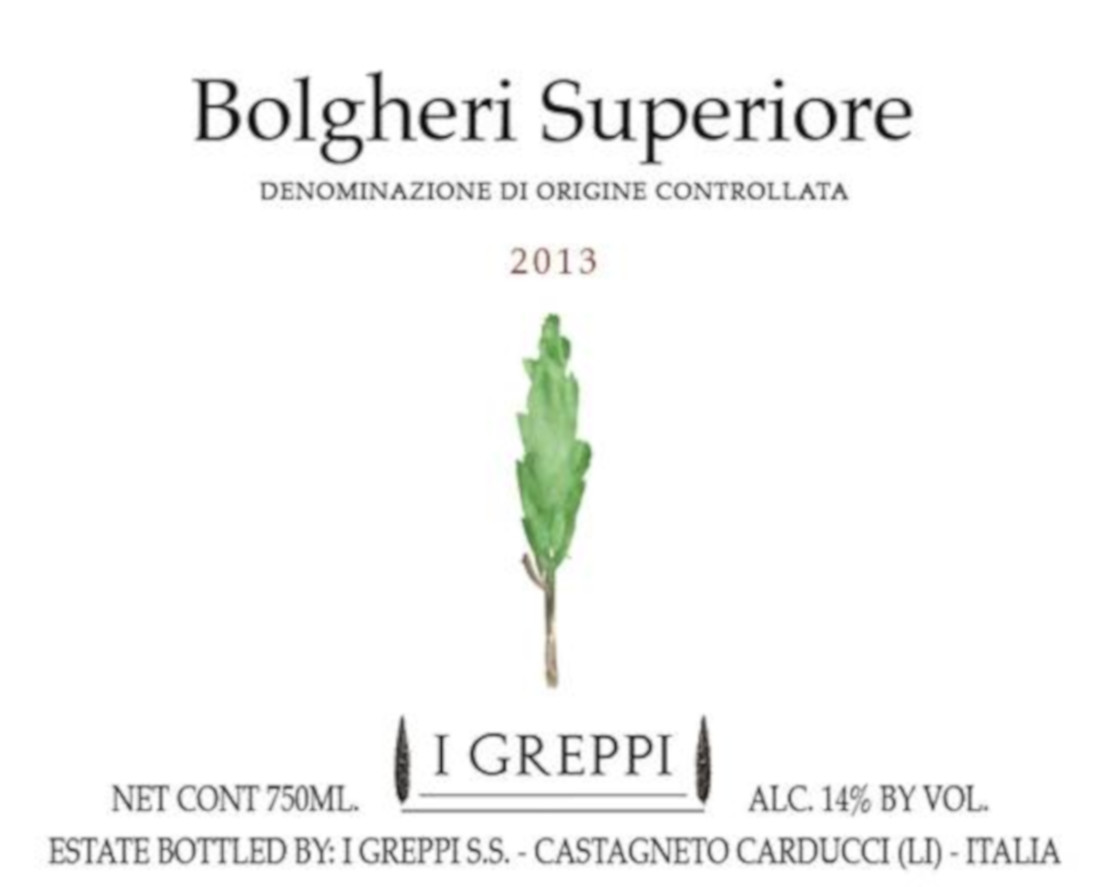 I Greppi Bolgheri Superiore