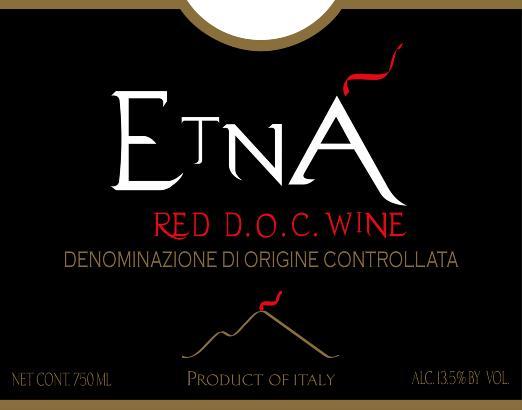 Etna Red D.O.C. Wine