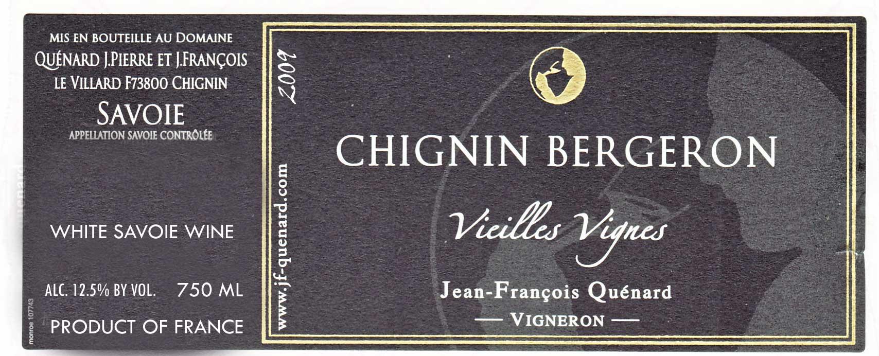 Chignin Bergeron Vieilles Vignes