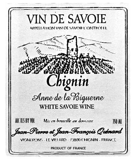 Chignin Anne De La Biguerne