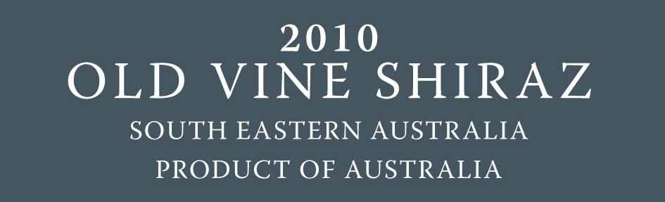 Old Vine Shiraz