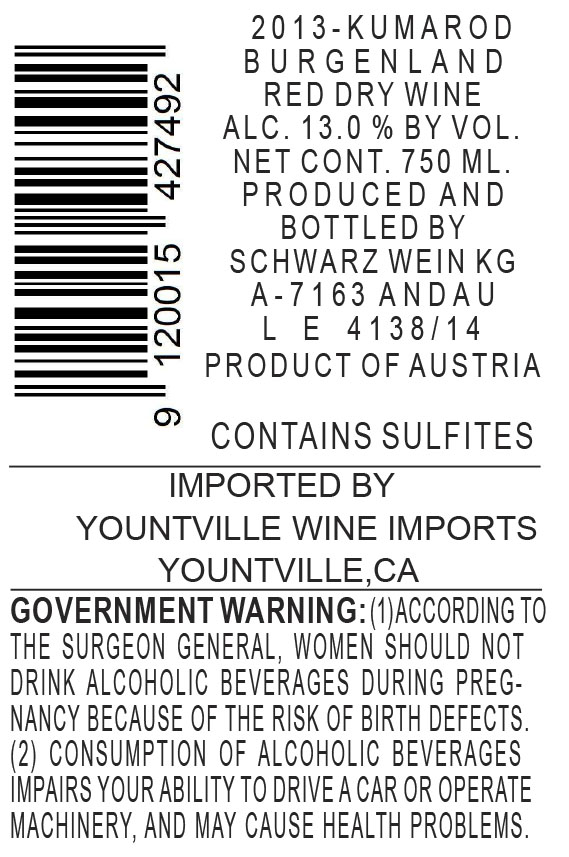 Kumarod Burgenland Red Dry Wine