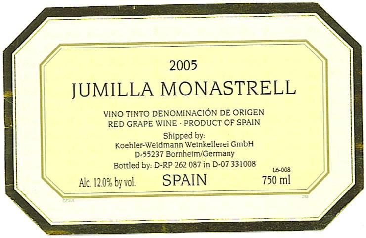 Jumilla Monastrell