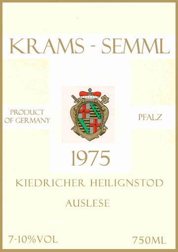 Kiedricher Heilignstod Auslese