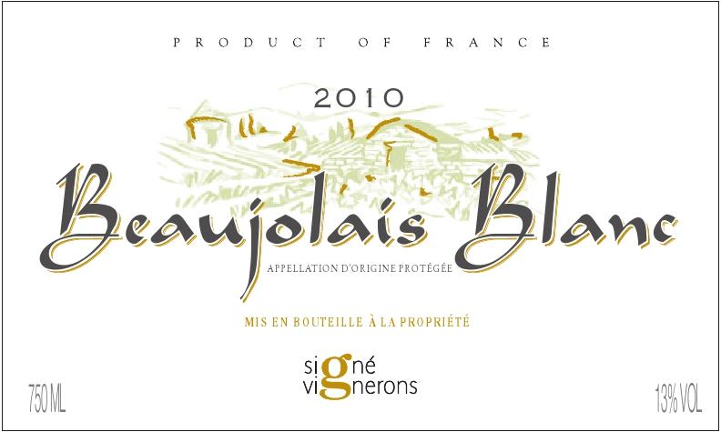 White Beaujolais Wine