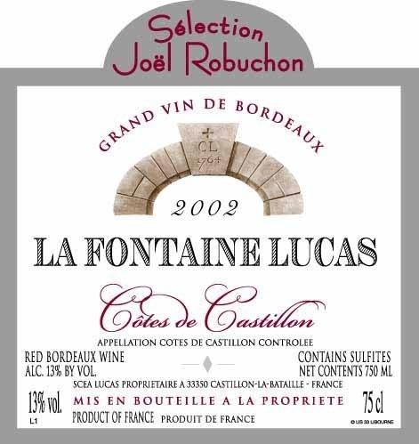 La Fontaine Lucas Red Bordeaux