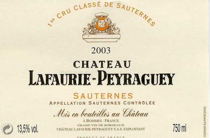 Chateau Lafaurie - Peyraguey
