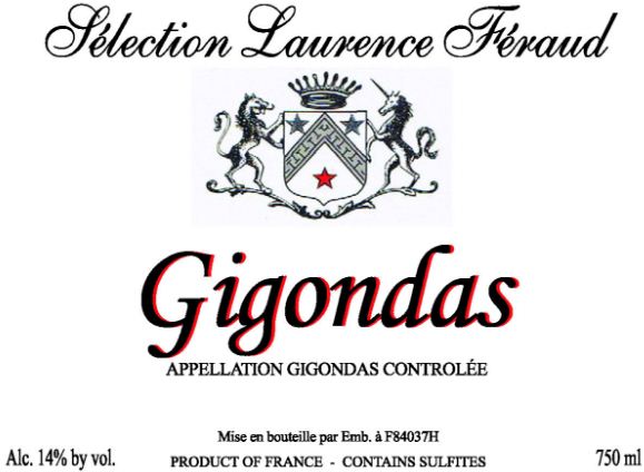 Selection Laurence Féraud Gigondas
