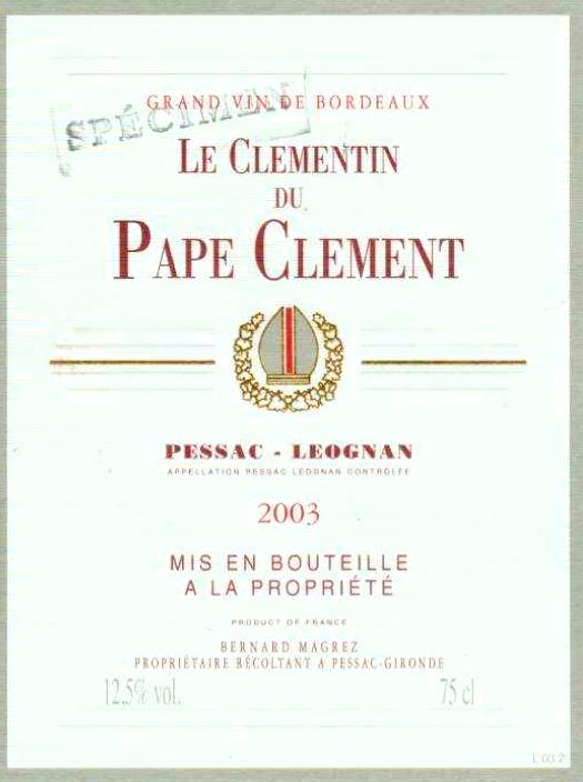 Le Clementin du Pape Clement