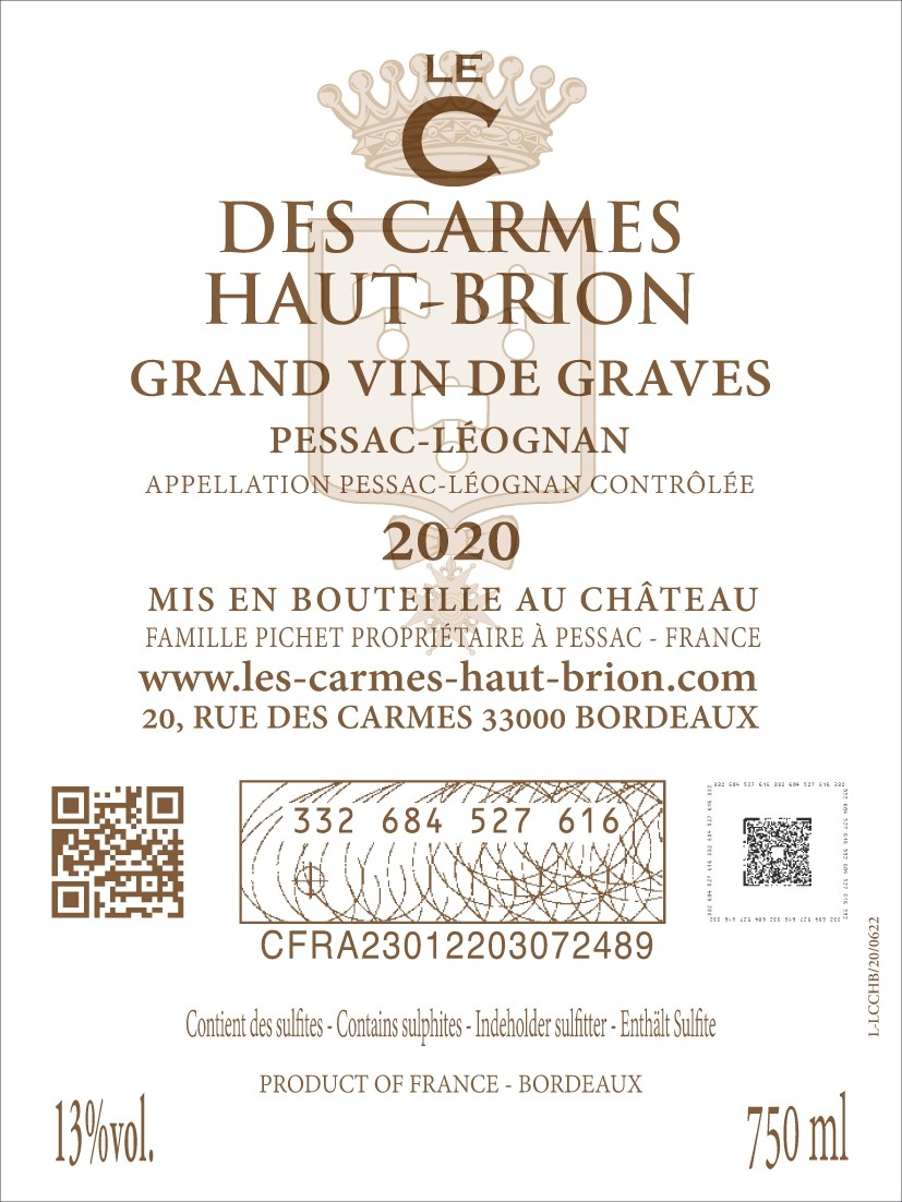 Le C Des Carmes Haut - Brion