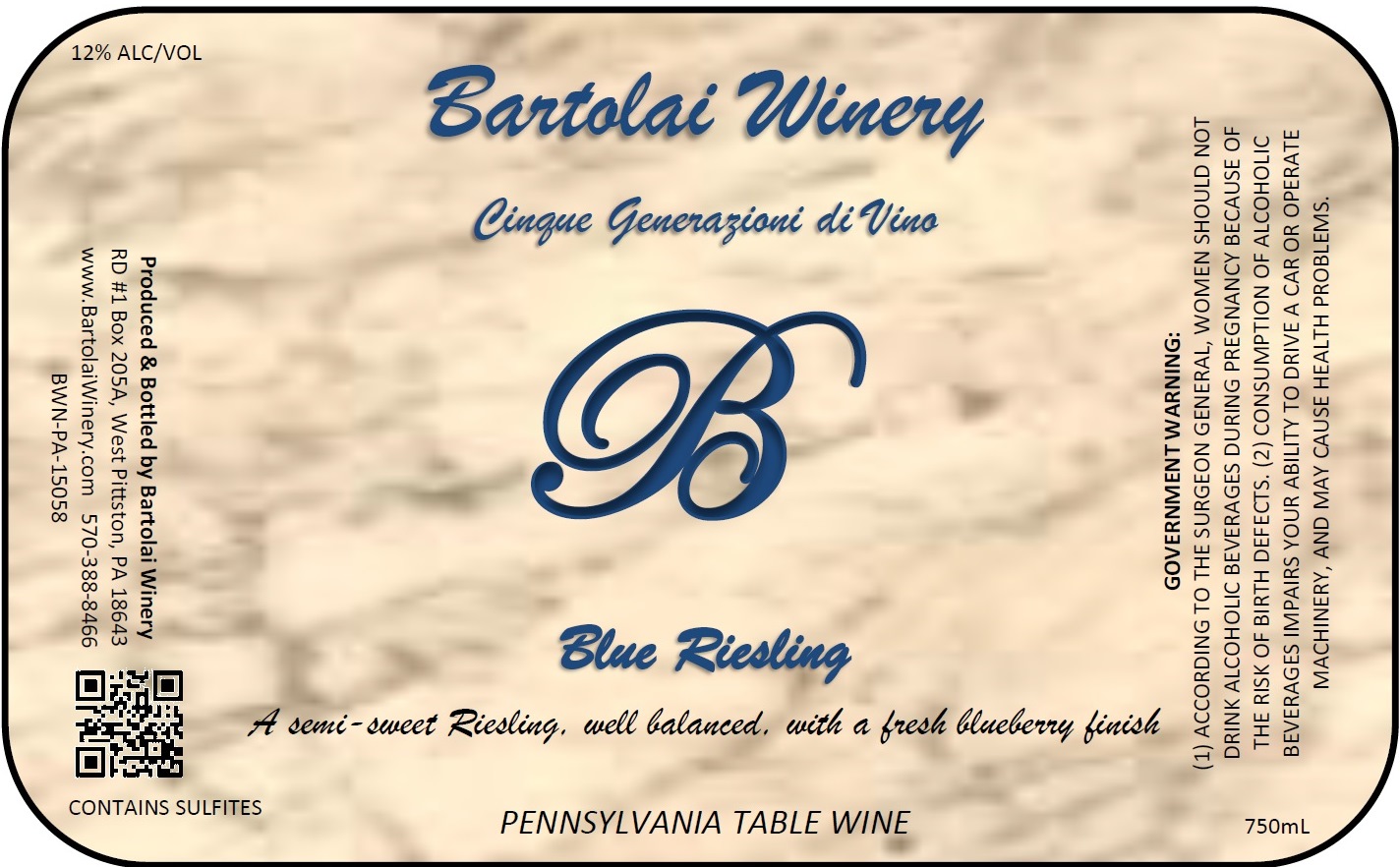 Blue Riesling