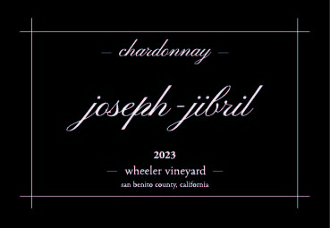 Chardonnay Wheeler Vineyard