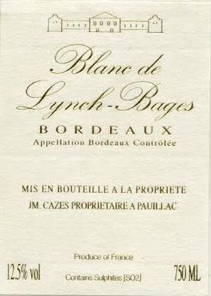 Blanc de Lynch-Bages