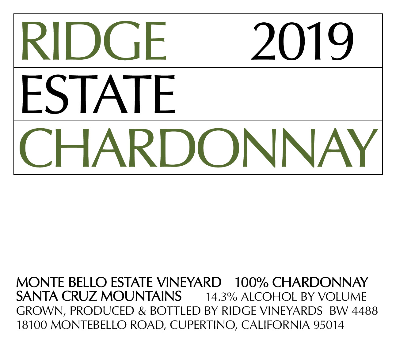 Estate Chardonnay