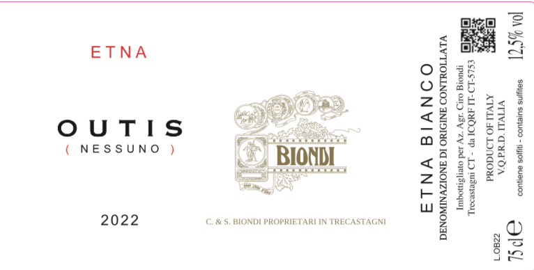 Outis (Nessuno) Bianco