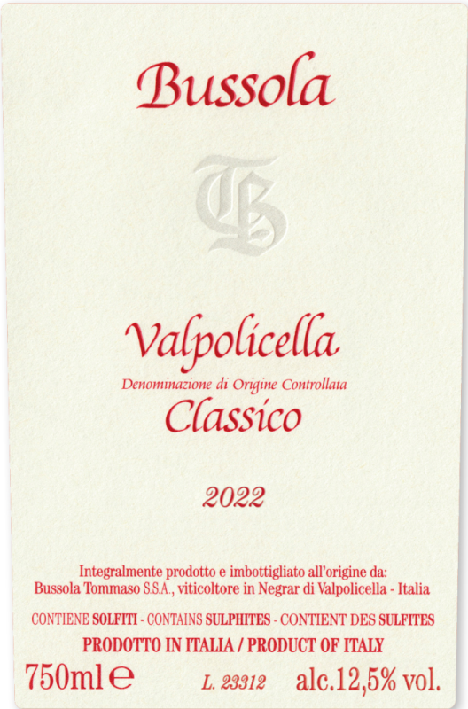 Valpolicella Classico Vintage