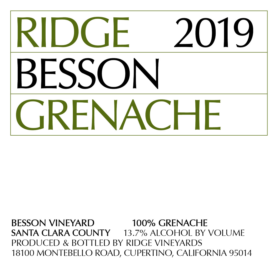 Besson Grenache