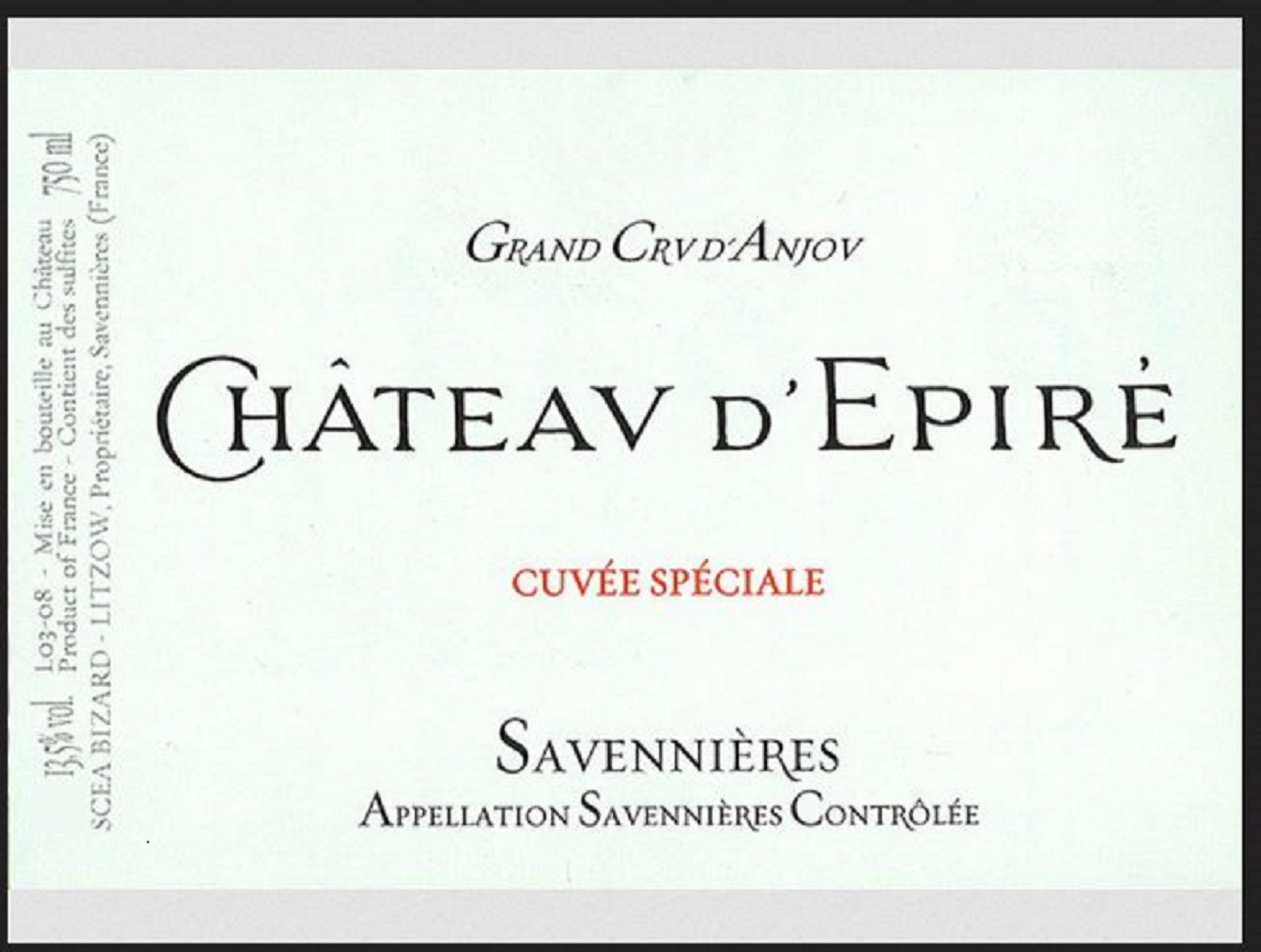 Château D'epire Savennières