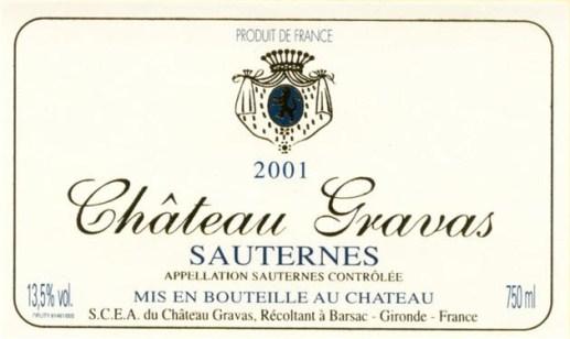 Château Gravas Sauternes