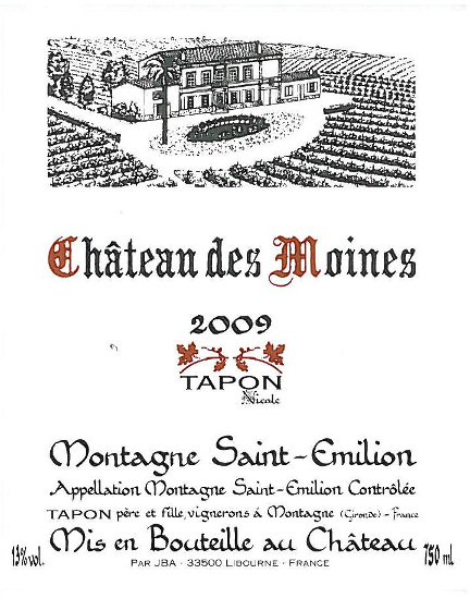 Chateau Des Moines Montagne Saint Emilion