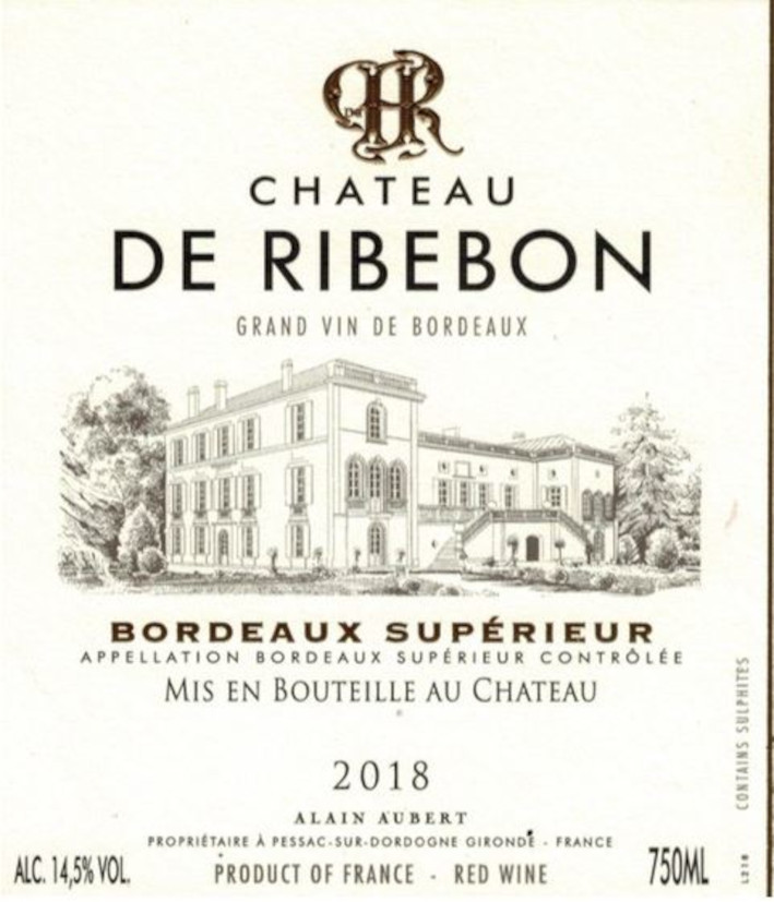 Chateau Ribebon Bordeaux Supérieur