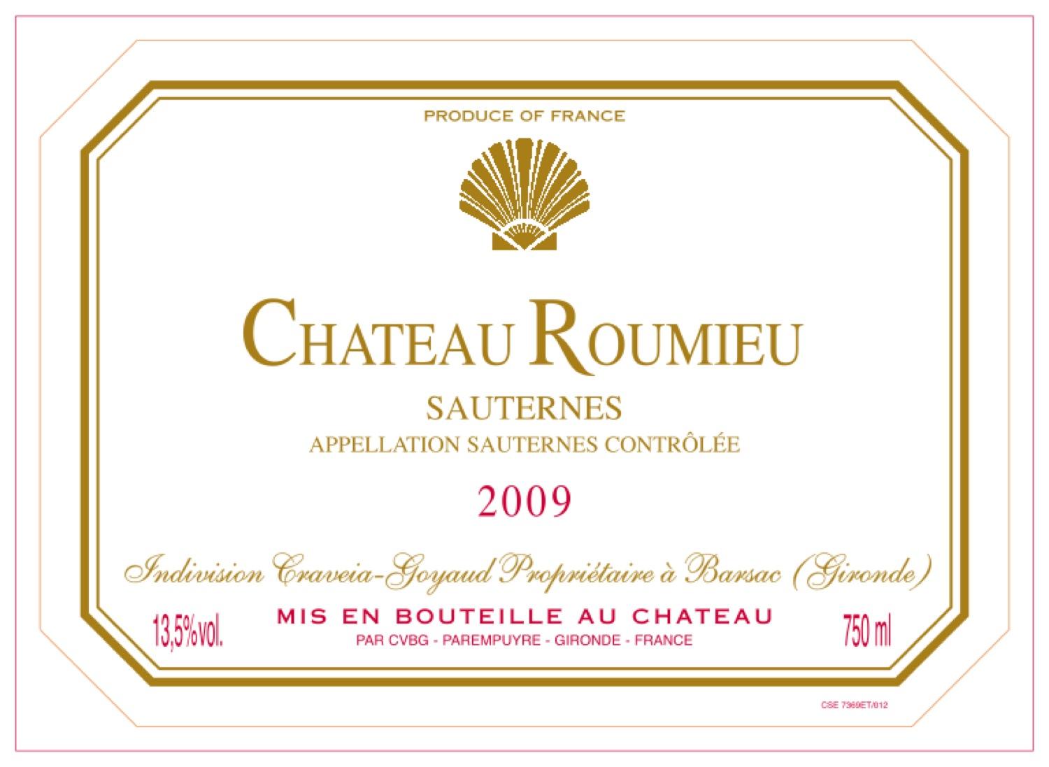 Chateau Roumieu Sauternes