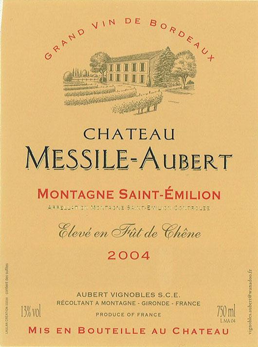 Aubert Emilion Controlee Red Bordeaux Wine