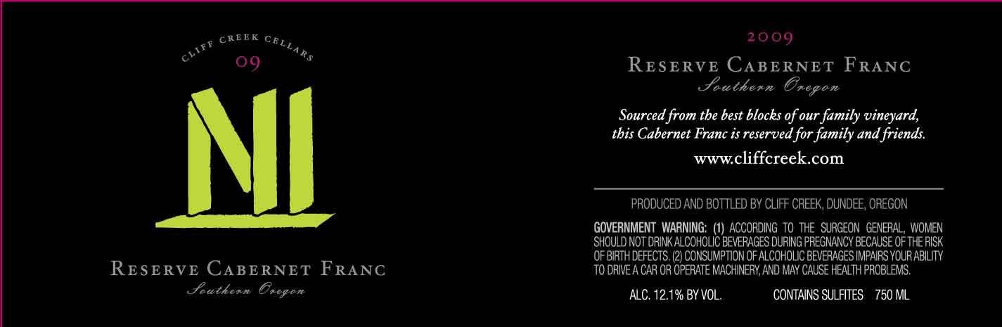 Reserve Cabernet Franc