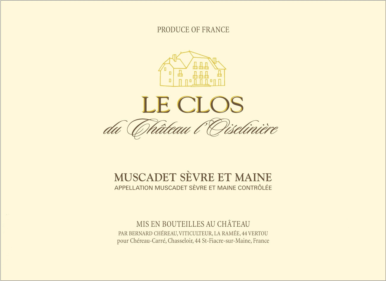 Le Clos Du Chateau L'oiseliniere