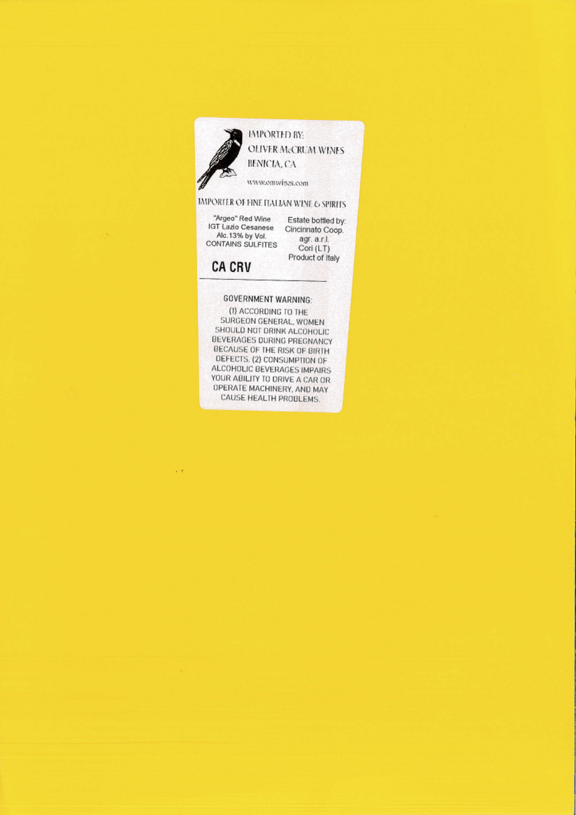 Age Red Wine Rst Lada Cesanese