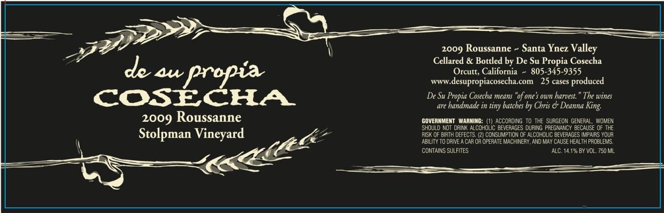 de su propia Cosecha