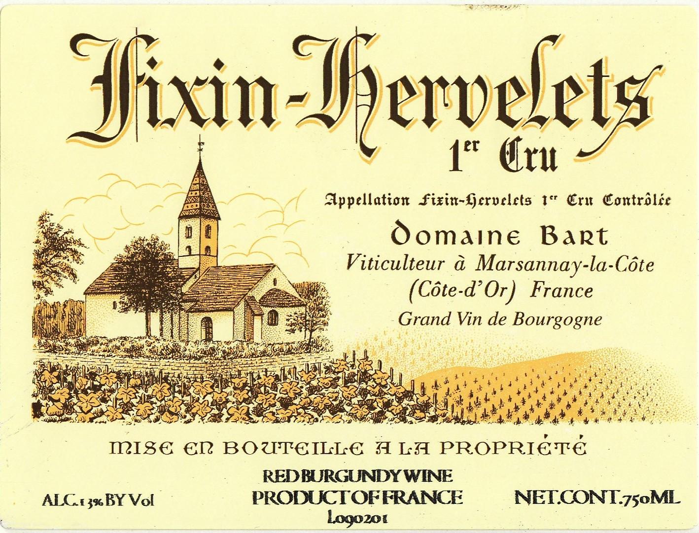 Fixin-Hervelets 1er Cru