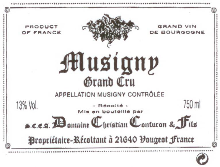 Musigny Grand Cru Red Wine