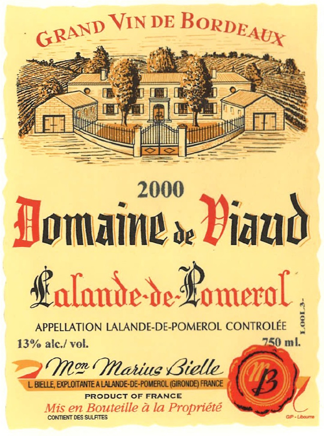 Domaine De Viaud Lalande De Pomerol