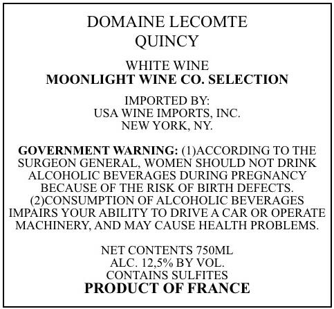 Moonlight Wine Co. Selection