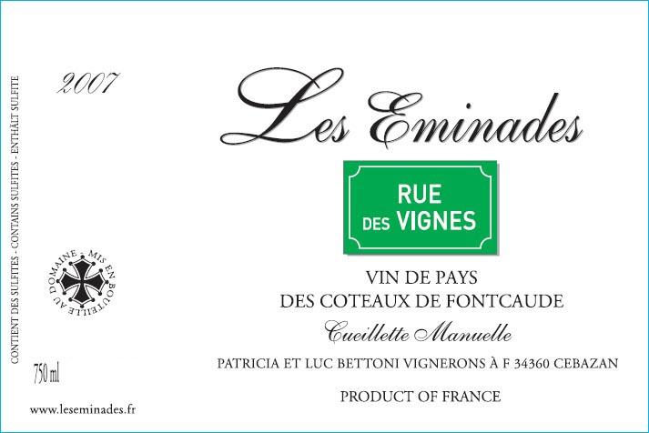 Cuvee Rue Des Vignes