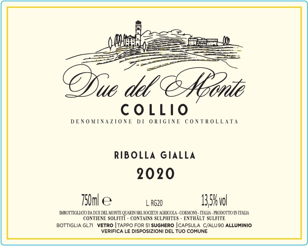 Ribolla Gialla Due Del Monte Collio