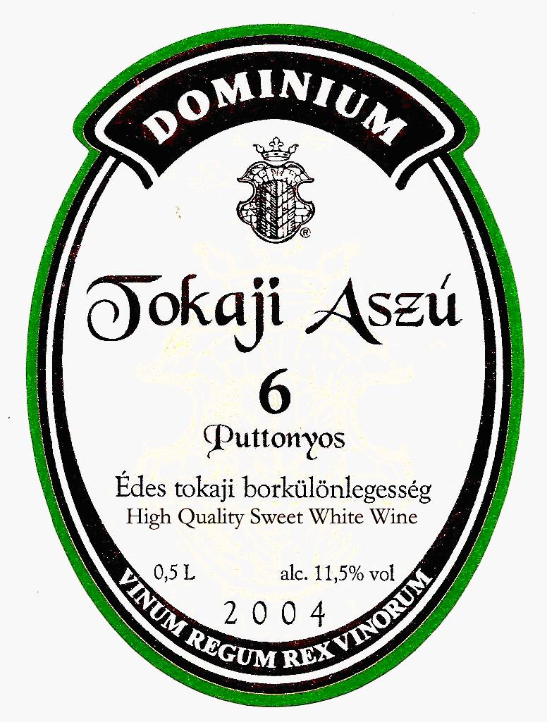 Tokaji Aszú 6 Puttonyos