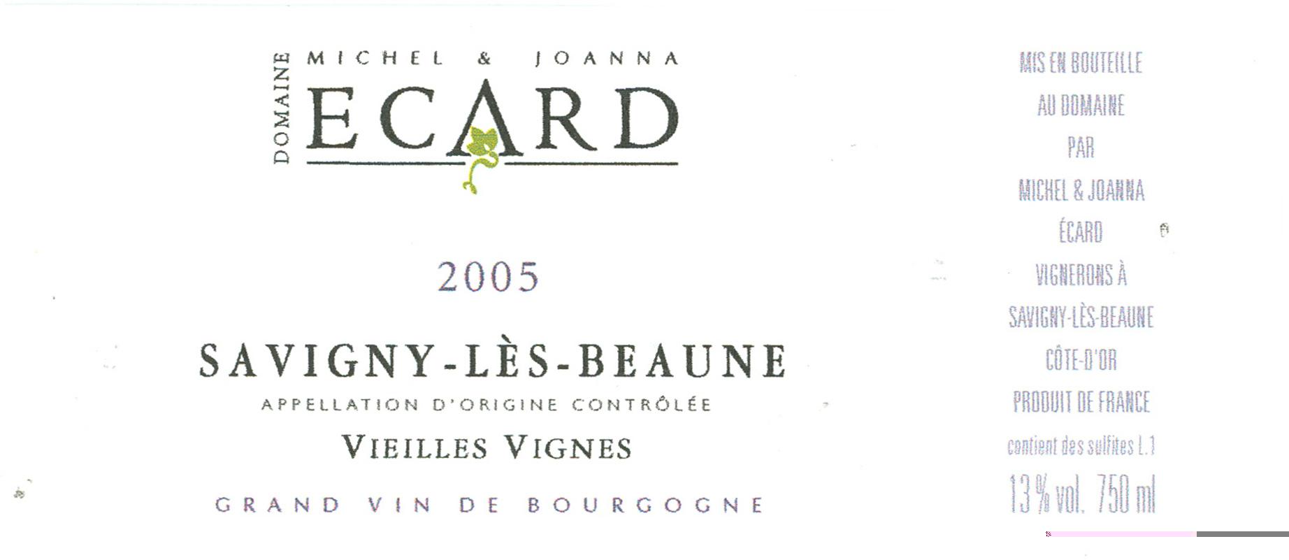 Vieilles Vignes & Joanna Ecard