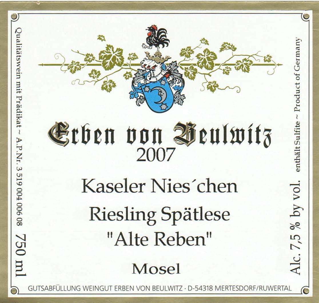 Kaseler Nies'chen Spatlese Alte Reben