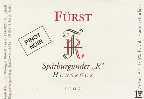 Spätburgunder "R" Hunsrück