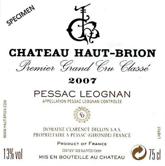 Chateau Haut-Brion Premier Grand Cru Classé