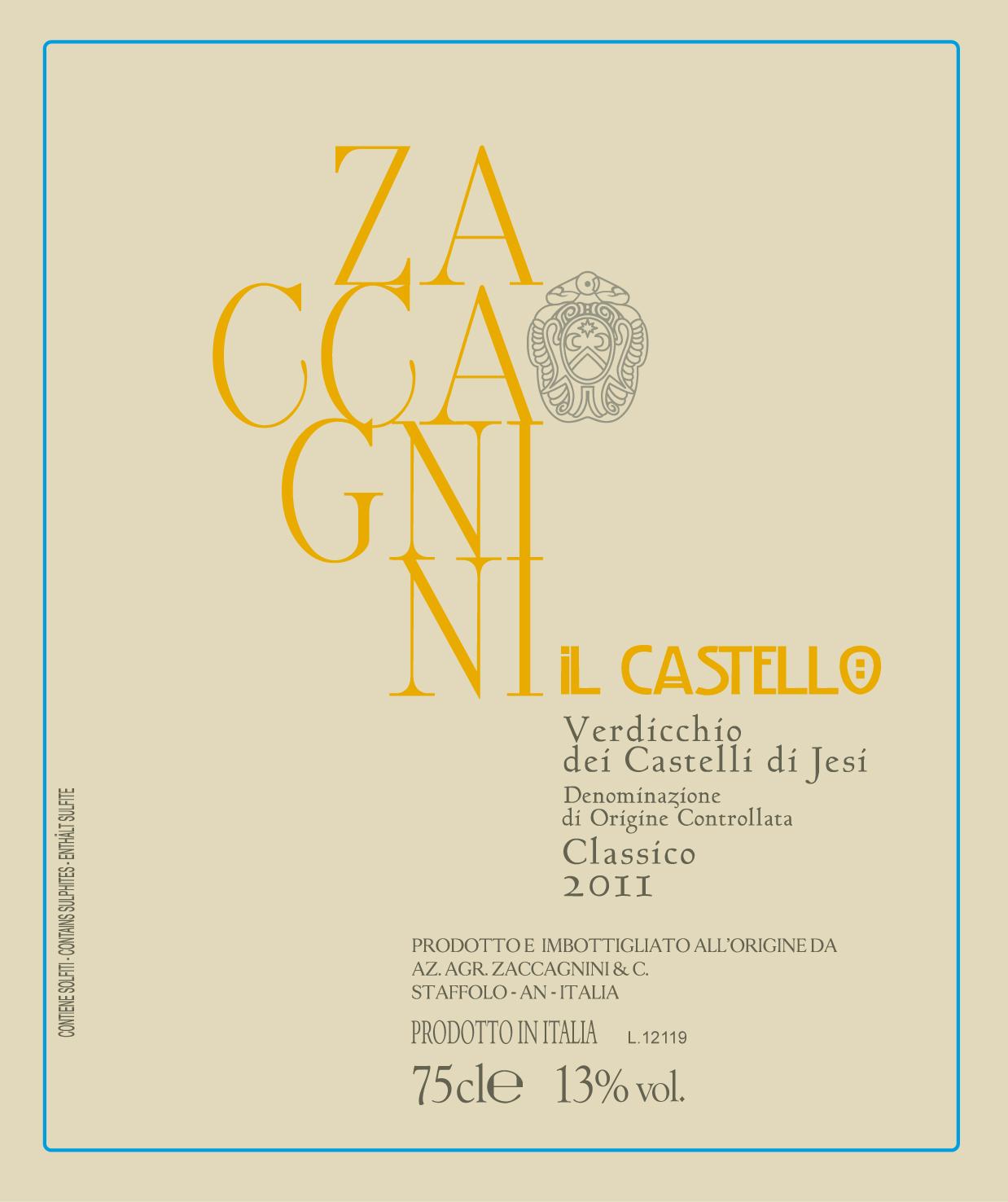 Il Castello Verdicchio Dei Castelli Di Jesi