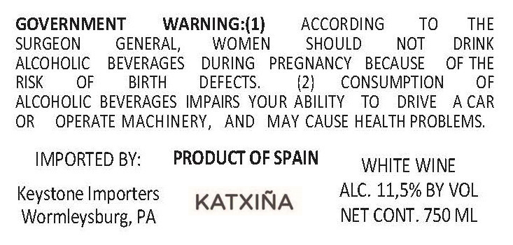 Txakolina Katxiña Cosecha