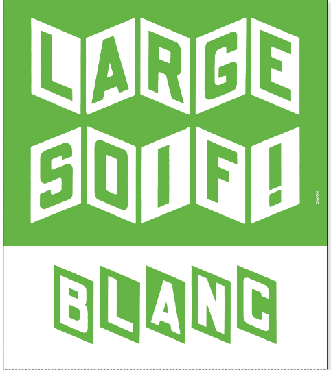 Large Soif Blanc