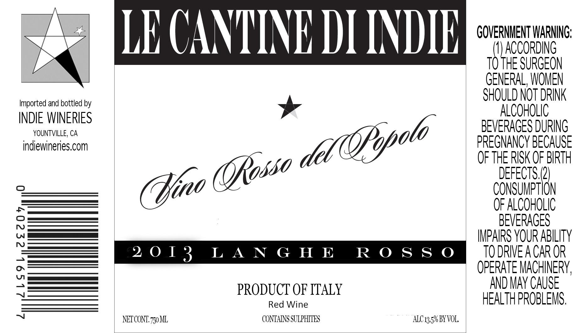 Vino Rosso del Popolo