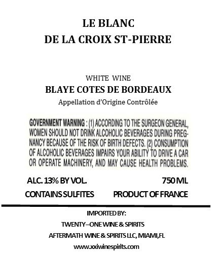 Le Blanc de La Croix St-Pierre
