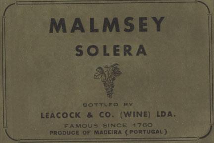 Malvasia Solera